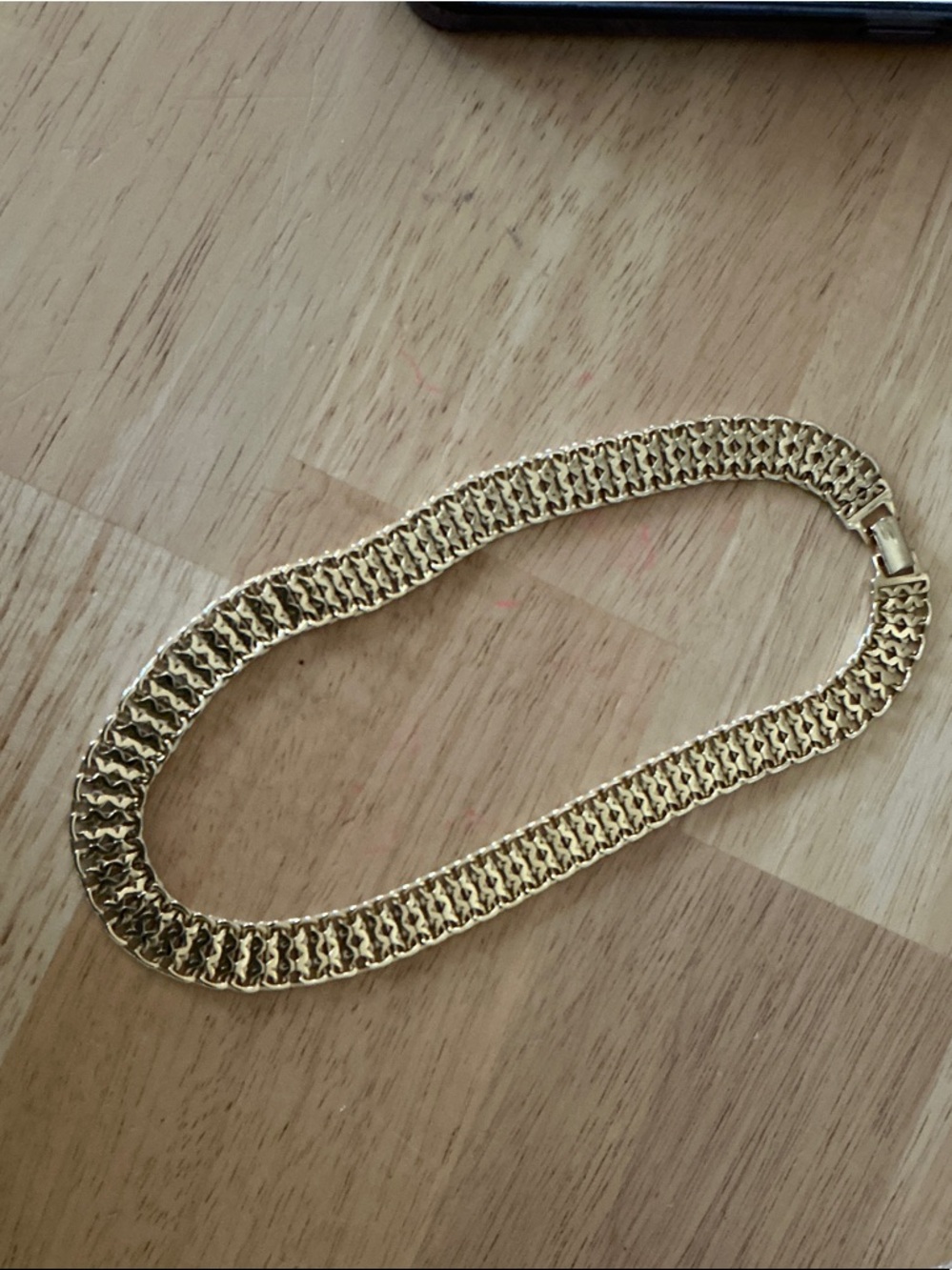Vintage heavy chunky “Monet” necklace